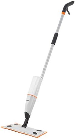 Superio Spray Mop with Washable Microfiber Pad - Grey