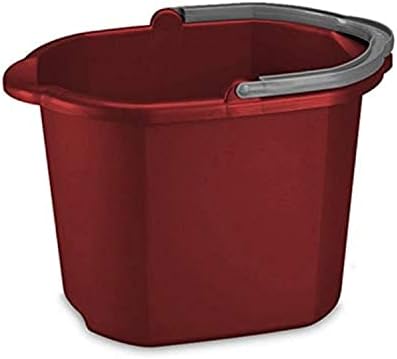 Sterilite Dual Spout Mopping Pail - Classic RedTitanium