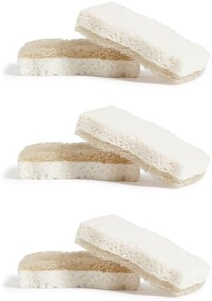 Grove Co Natural Coconut Scrubber Sponges 6 Pack