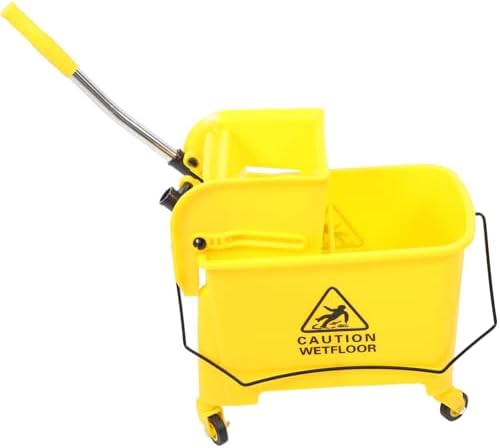 PACKOVE Mop Bucket with Side Press and Wheels