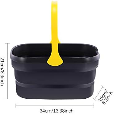Yocada 10L Collapsible Plastic Bucket for Mopping