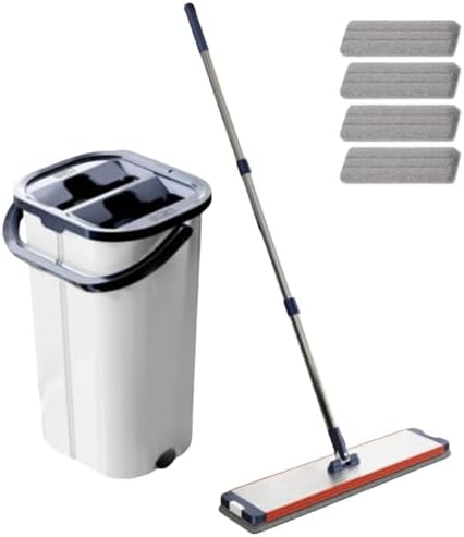 Yiwujb Ultra-Fine Fiber Mop Bucket with Wringer and Twist