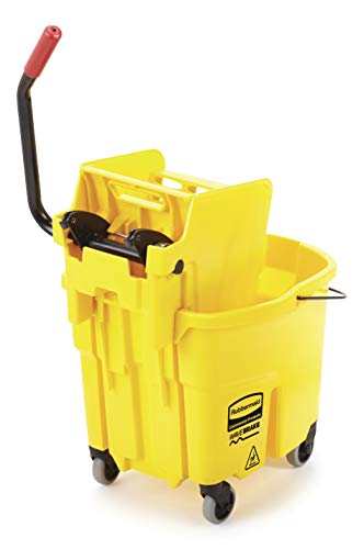 Rubbermaid 35Qt WaveBrake 20 Mopping Bucket with Foot Pedal Drain 1