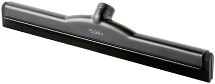 Clean Tek Professional 1811 Inch Floor Squeegee - Heavy-Duty Black Plastic Wiper