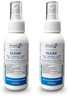 PermaSafe 3 Fl Oz All-Purpose Disinfectant Cleaner - 2 Pk