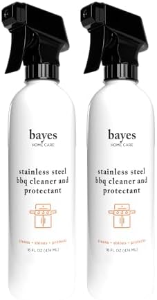 Bayes Stainless Steel BBQ Cleaner and Protectant - 16 oz 2-Pack