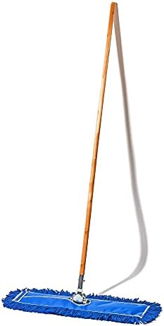 24 Inch Blue Commercial Dust Mop Floor Sweeper