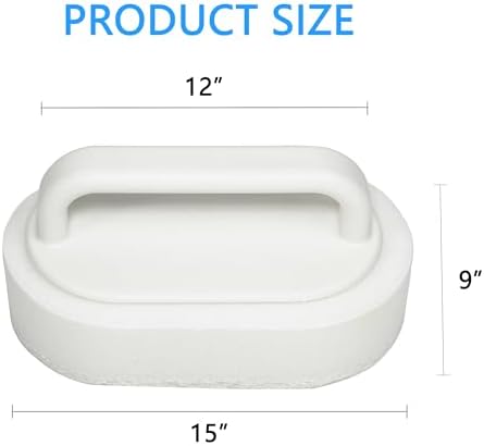 ICEICE Heavy-Duty Bathroom Scrubber with Handle