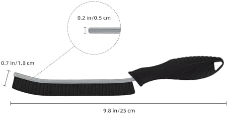 FOOGWEE Hard Bristle Crevice Cleaning Brush - 3 Black