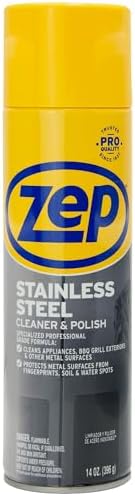 Zep Stainless Steel Cleaner and Polish 14 oz Case of 12