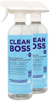 CleanBoss Botanical Disinfectant 24 Oz Pack of 2