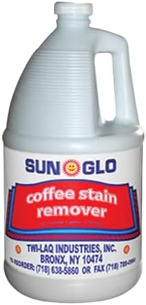 Sun-Glo Ultra-Efficient Coffee Stain Remover for Upholstery Carpet - 4x1 Gallon Case