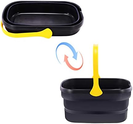 Yocada 10L Collapsible Plastic Bucket for Mopping