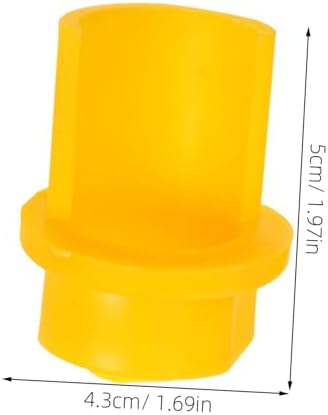 1Pair Durable Yellow Mop Bucket Strainer Attachment Lightweight Unbreakable for Seamless Integration with Mop Buckets