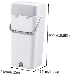 Sturdy Mop Bucket with Double Lid and Handle