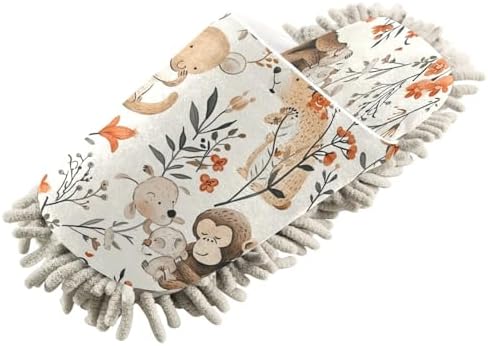 Zhirexin Cartoon Animal Kitchen Cleaning Slippers