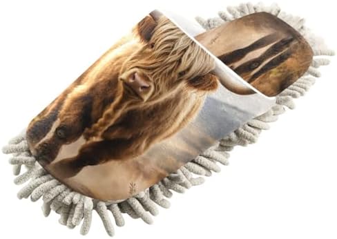 Zhirexin Microfiber Mop Slippers for Home Cleaning