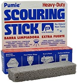 PUMIE Pack of 4 Pumice Scouring Sticks for Toilet Kitchen and Hard Water Stains
