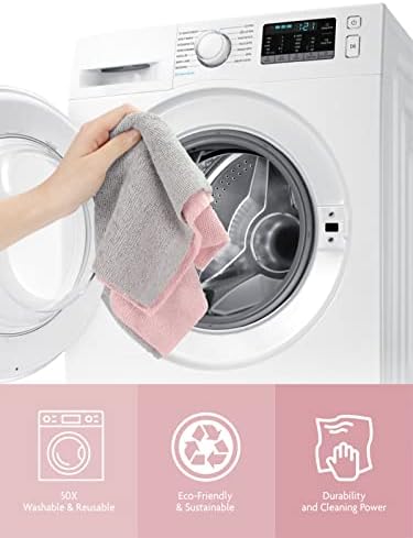 Fantasticlean Microfiber Cleaning Cloth Roll - 40 Pack Pink