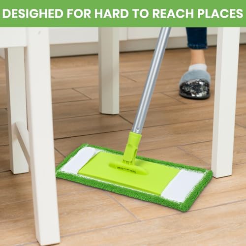 KalTell Reusable Dust Mop with 2 Washable Pads
