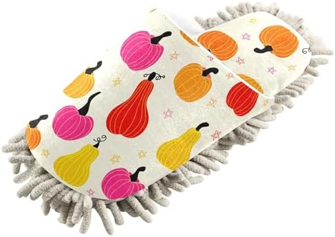 Burbuja Halloween Pumpkins Mop Slippers for Home Cleaning