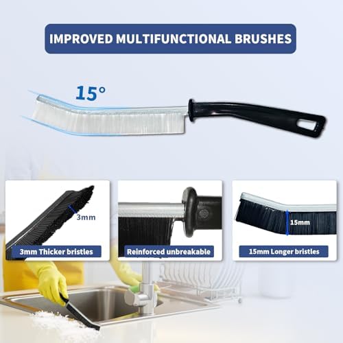 3 Pcs Cleaning Brushes for Deep Hard-to-Reach Spots