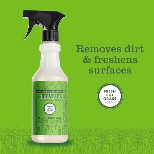 Mrs Meyers Clean Day Multi-Surface Cleaner Fresh Cut Grass Scent 16 Ounce Pack of 3