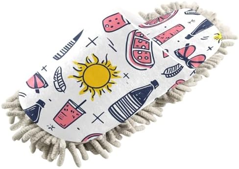 Bulletgxll Mop Slippers for Floor Cleaning - Washable and Comfortable