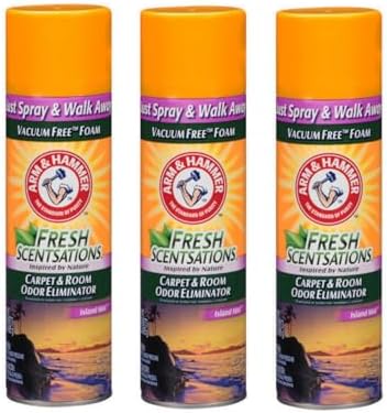Arm Hammer Fresh Scentsations Odor Eliminator Spray Island Mist 15 oz Pack of 3