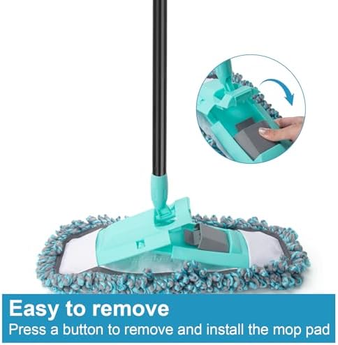 KeFanta Dual Mop Pads Dust Mop for Hardwood Floors