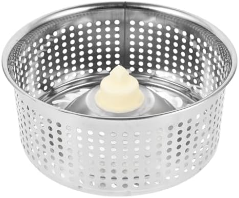 Ipetboom Stainless Steel Rotating Mop Bucket Basket