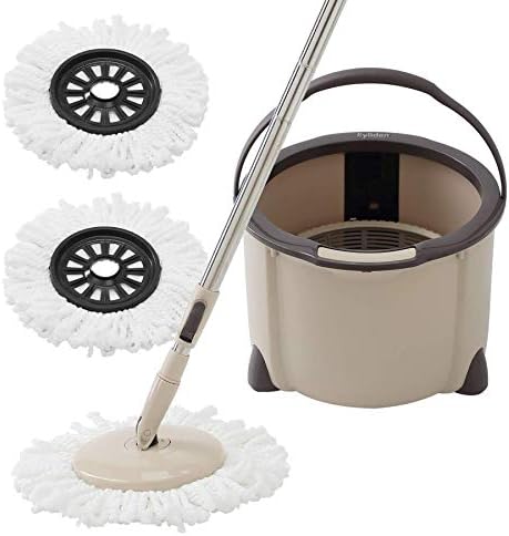 Eyliden 360 Spin Mop Bucket System - Brown