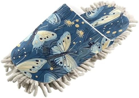 Zhirexin Butterfly Cleaning Mop Slippers