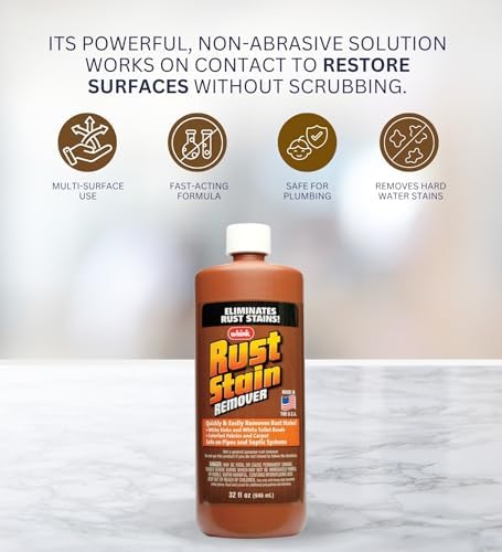 GROVE Rust Stain Remover 32 oz Bundle with Microfiber Cloth