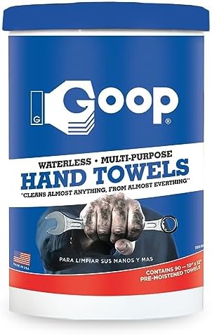 GOOP Multi-Purpose Waterless Hand Cleaner Towels