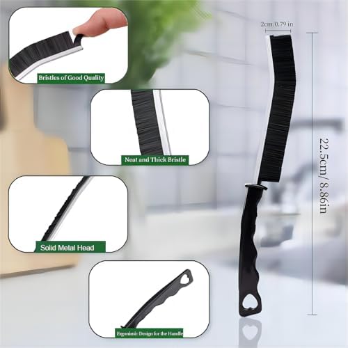 POPGIO 2 Pcs Crevice Cleaning Brush for Deep Crevices
