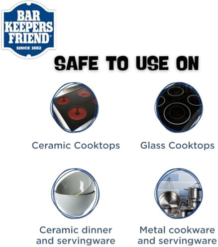 Bar Keepers Friend Cooktop Cleaner Bundle