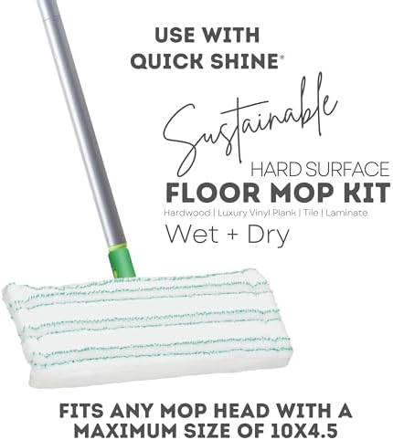 Quick Shine Reusable Floor Mop Pad 12x6x12