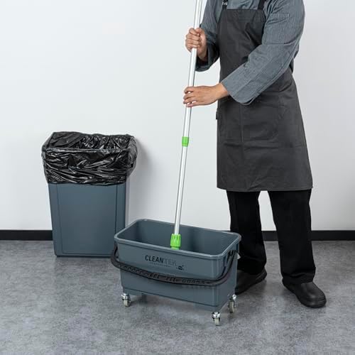Restaurantware-Clean Tek 25 Quart Mop Bucket With Wheels