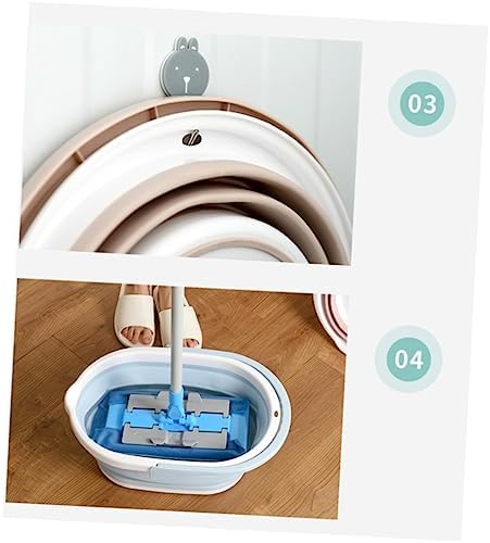Folding Mop Bucket for Floor Cleaning