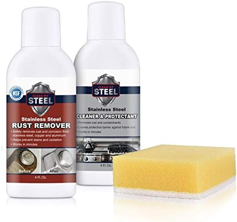 CLEAN MY STEEL Stainless Steel Rust Stain Remover Kit