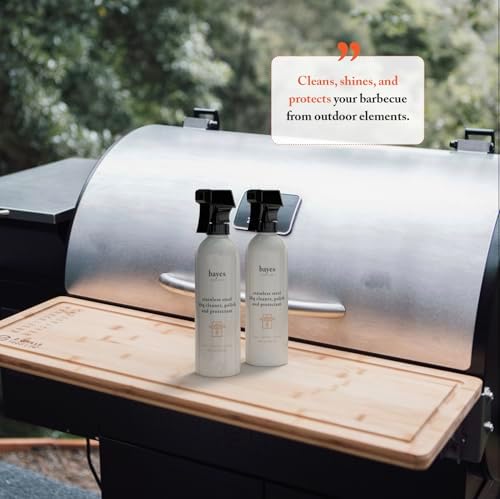 Bayes Stainless Steel BBQ Cleaner and Protectant - 16 oz 2-Pack