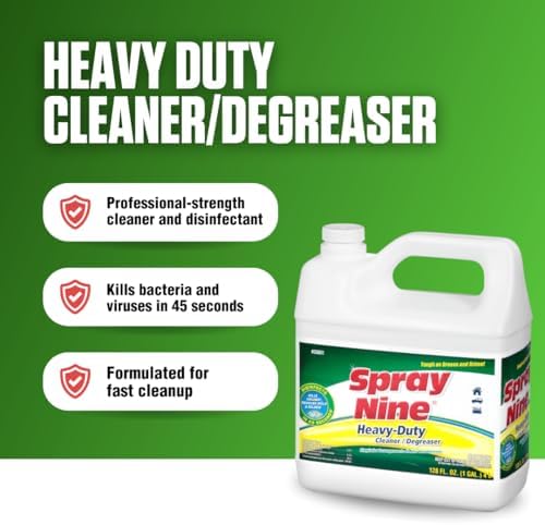 Spray Nine Heavy Duty Cleaner Degreaser Disinfectant 1 Gallon Refill