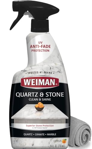 Weiman Quartz Cleaner with Microfiber Cloth 24 Oz