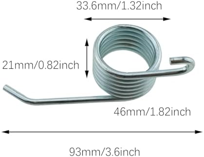 2PCS 80x30mm Replacement Silver Compression Spring for Commercial Mop Buckets