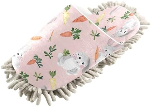 Zhirexin Bunny Carrot Cleaning Slippers