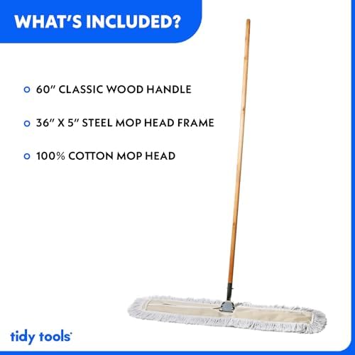 Tidy Tools Commercial Dust Mop for Hardwood Floors