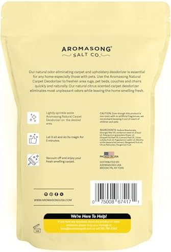 Aromasong Carpet Deodorizer - Natural Powder For Pets Upholstery
