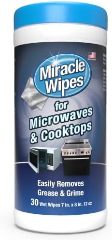 MiracleWipes for Microwaves and Cooktops - 30 Count