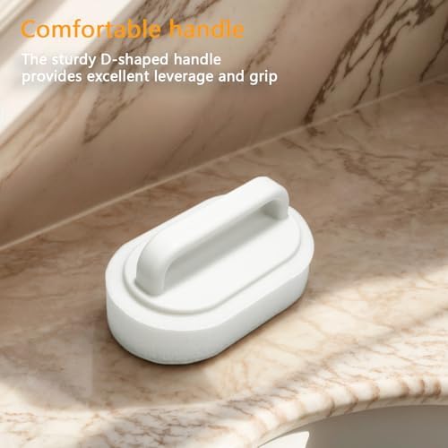 ICEICE Heavy-Duty Bathroom Scrubber with Handle